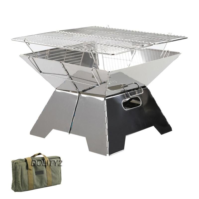 [Dolity2] Giá Nướng BBQ Nhỏ Gọn Cho Cắm Trại Dã Ngoại