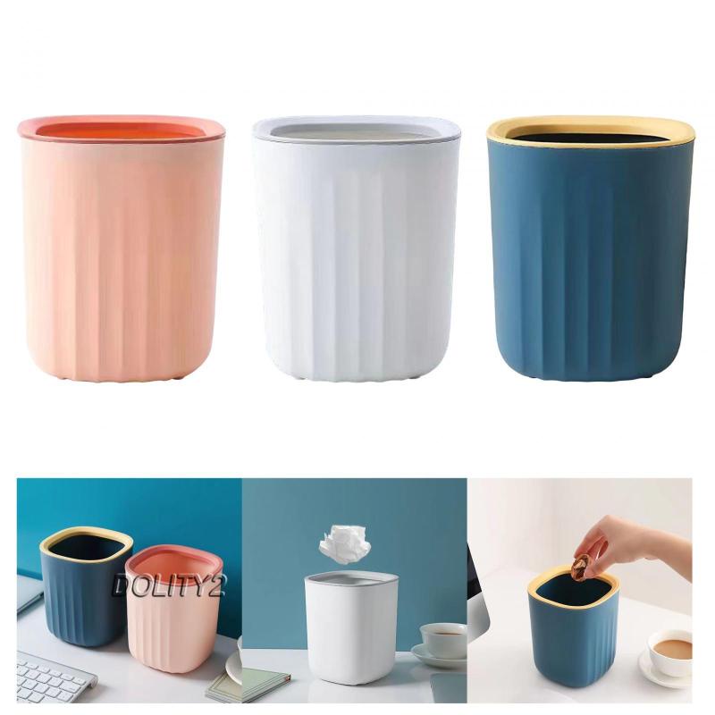Thùng Rác Mini Để Bàn Tiện Dụng Cho Phòng Ngủ / Quán Cà Phê / Bar / Gia Đình [Dolity2]