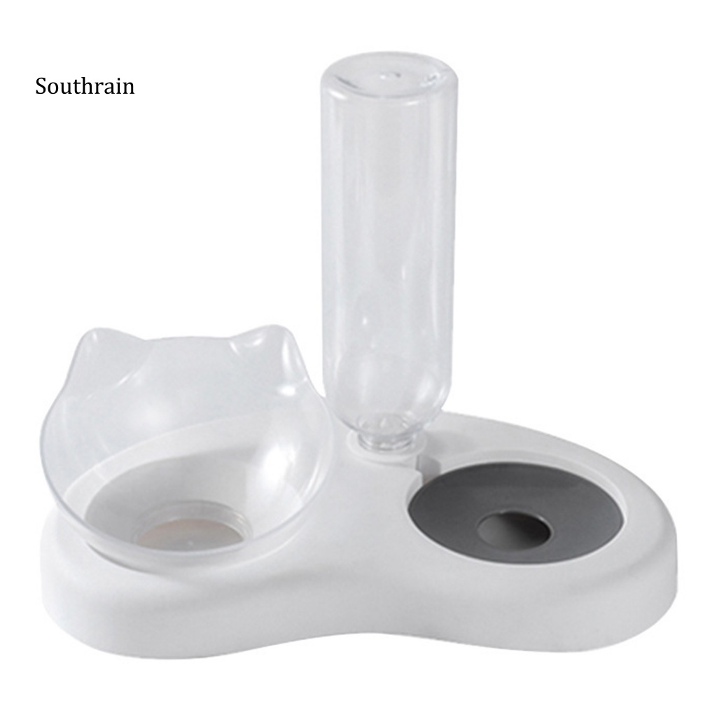 Máy Đựng Thức Ăn Nước Uống Khô / Ướt Tự Động Gọn Nhẹ Cho Mèo