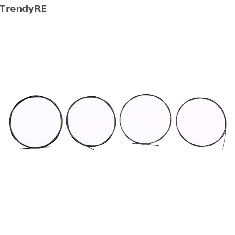 Set 4 Dây Đàn Thay Thế U101 Bằng nylon Màu Đen Hợp Thời Trang