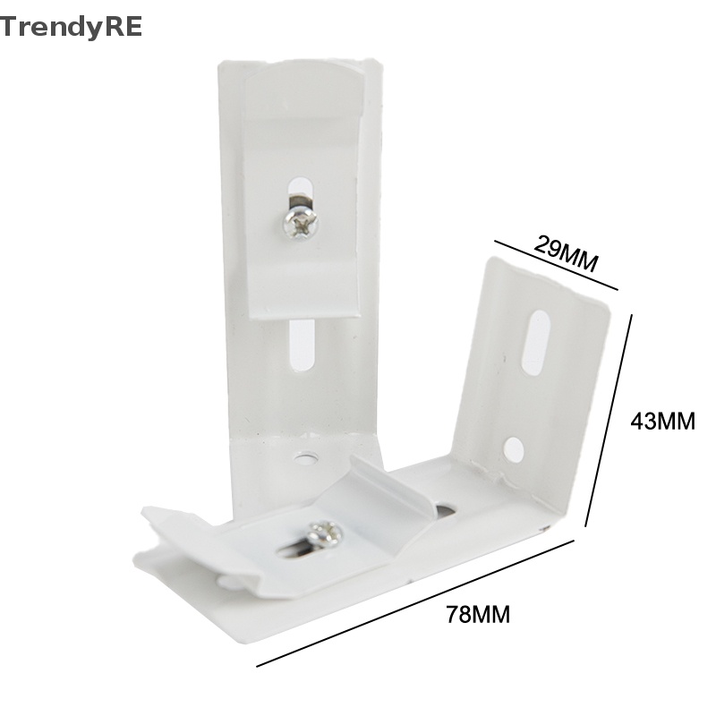 Bộ 2 Thanh Nối Rèm Cửa Màu Sắc Trắng 1-1 / 2 &quot;38mm