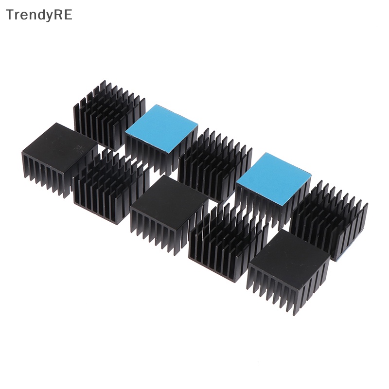Set 5 Bộ Tản Nhiệt 22 * 22 * 15mm Cho Chip Điện Tử