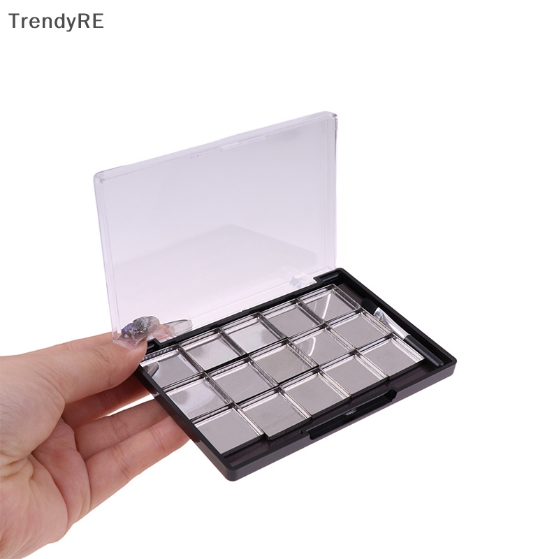 1 Hộp Đựng Mỹ Phẩm Từ Tính DIY Với 15 Ngăn Sắt Và Đĩa Sắt Tiện Dụng