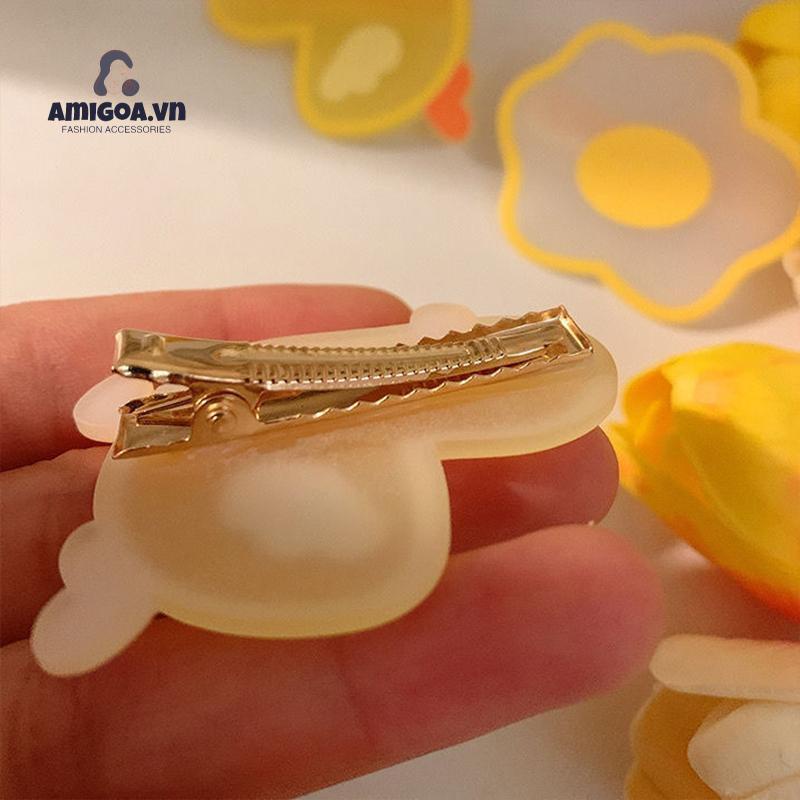 ✨✨Kẹp Tóc Hình Chú Vịt Vàng Nhỏ Nhắn Dễ Thương Cho Bé Gái