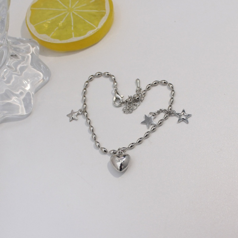 Vòng Tay Chuỗi Hạt Mặt Ngôi Sao Phong Cách Hip Hop Y2K