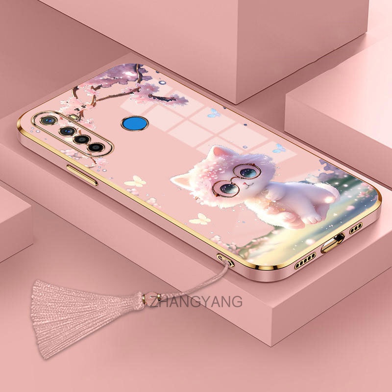 Ốp ĐiệN ThoạI HìNh MèO Dễ Thương Cho Realme 5 5i 5s 6i c3 5 Pro