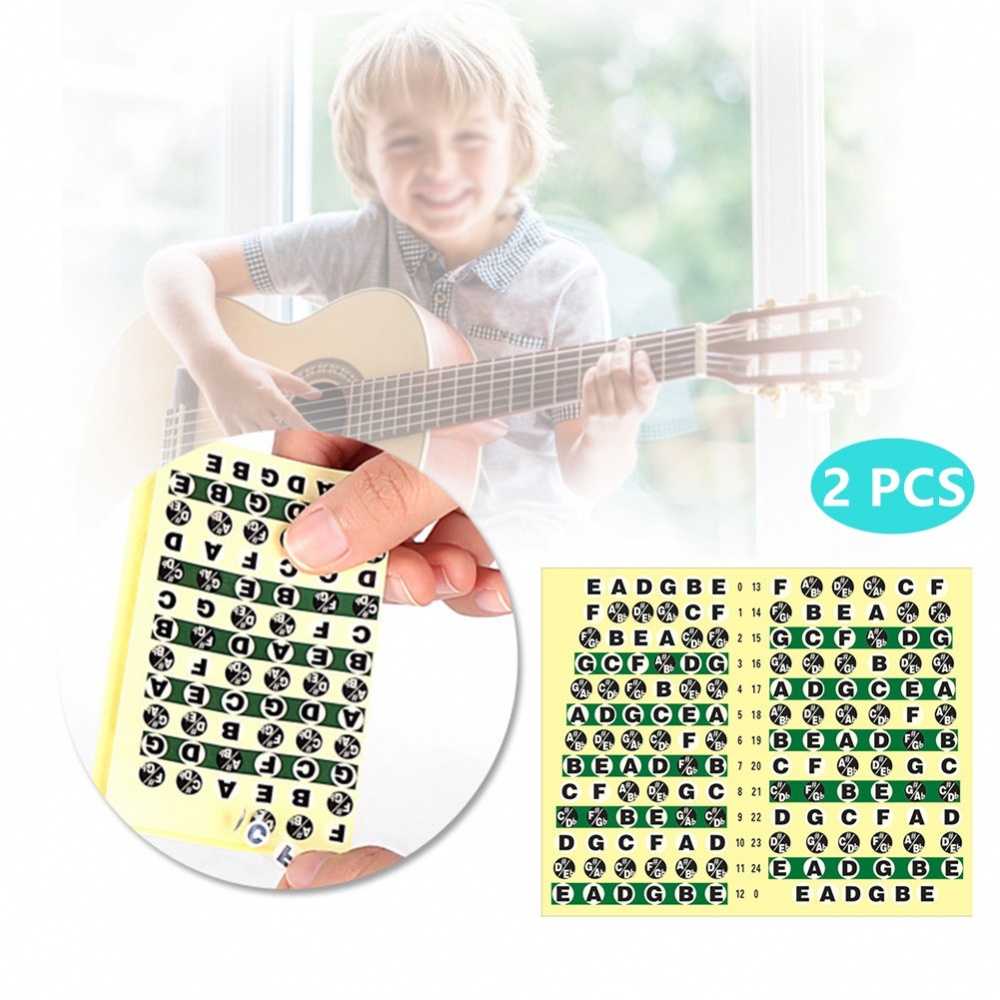 Sticker PVC Dán Đàn Guitar Cho Người Mới Bắt Đầu