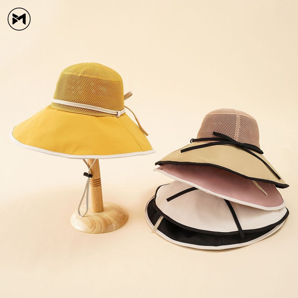 Nón Tai Bèo Vành Rộng Chống Nắng Phong Cách Hàn Quốc Thời Trang Mới 2023 Dành Cho Nữ