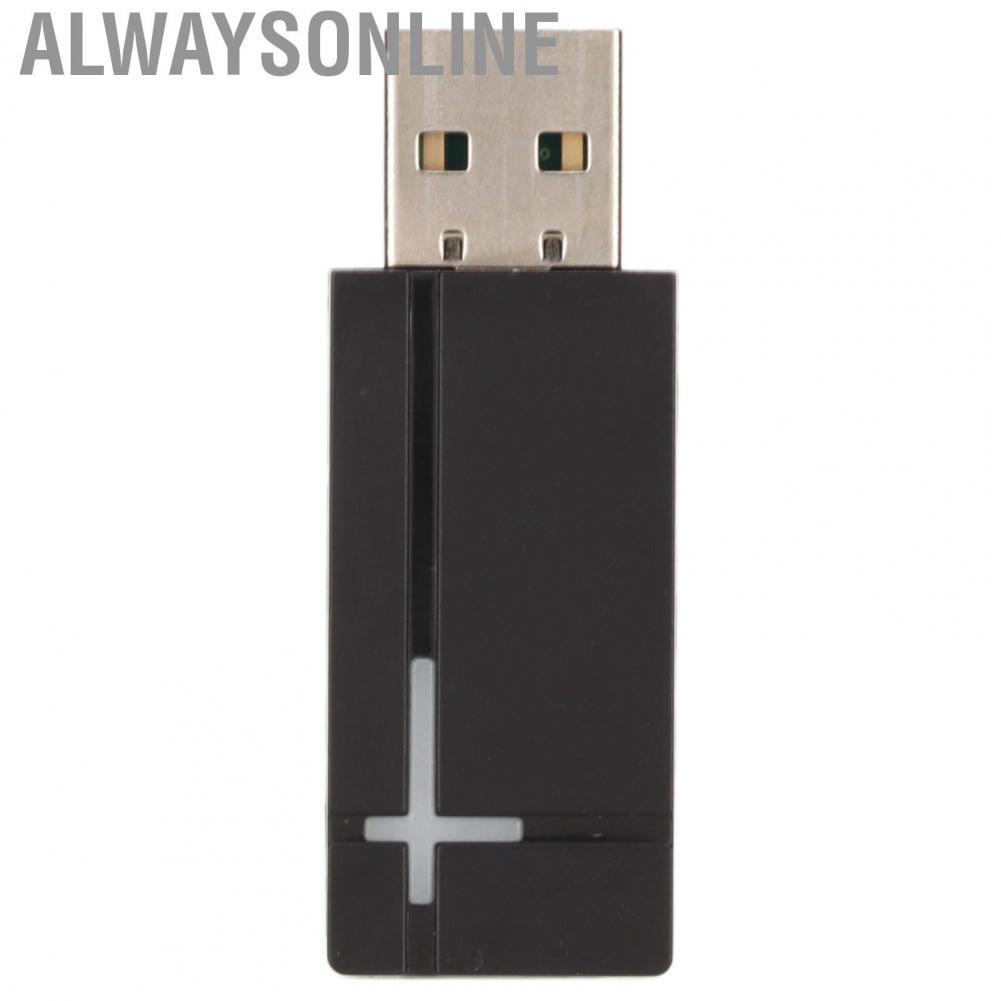 Alwaysonline USB Gamepad Receiver  10m Range Small 8 Handle Connection 2.4G Controller Adapter for Xbox One Windows