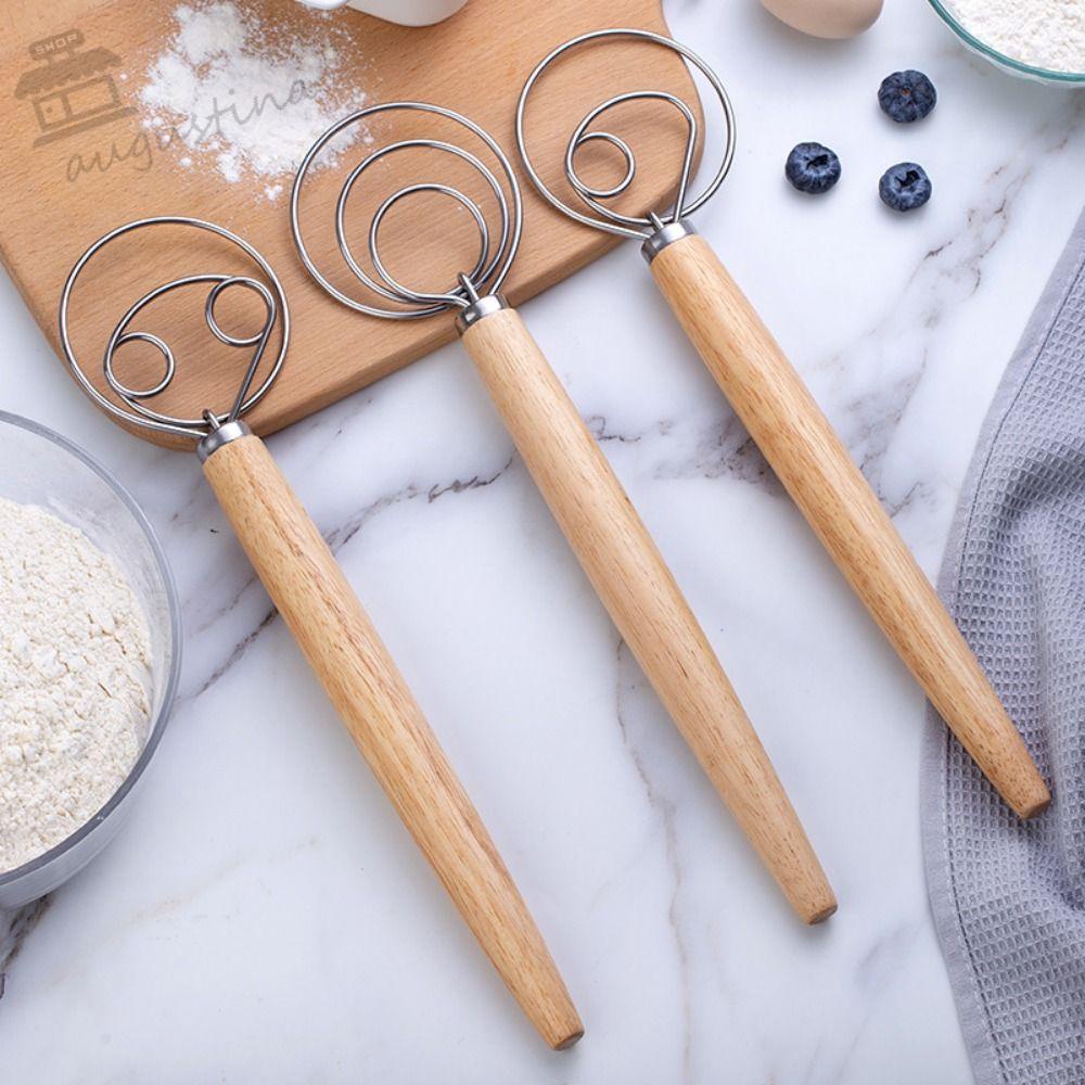 Dụng Cụ Đánh Trứng Làm Bánh Bằng Gỗ Hai / Đôi Siêu Bền Tiện Dụng