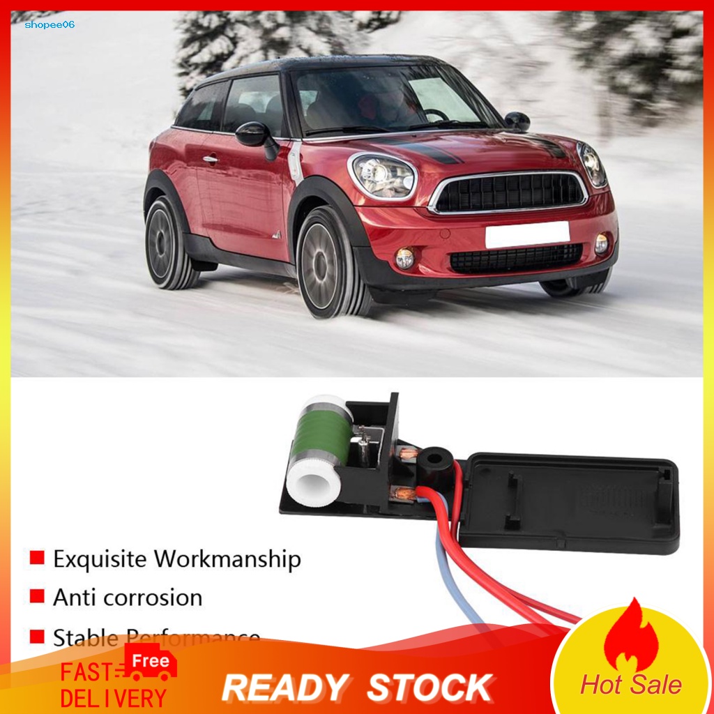 Điện Trở Động Cơ Quạt Làm Mát Động Cơ Thổi Khí Chống Ăn Mòn Màu Đen 17117541092Vỏ Bọc Vô Lăng Xe Hơi Mini Cooper R