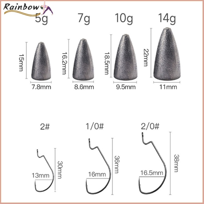 Bộ 5 Cặp Móc Câu Cá Chuyên Dụng Chất Lượng Cao