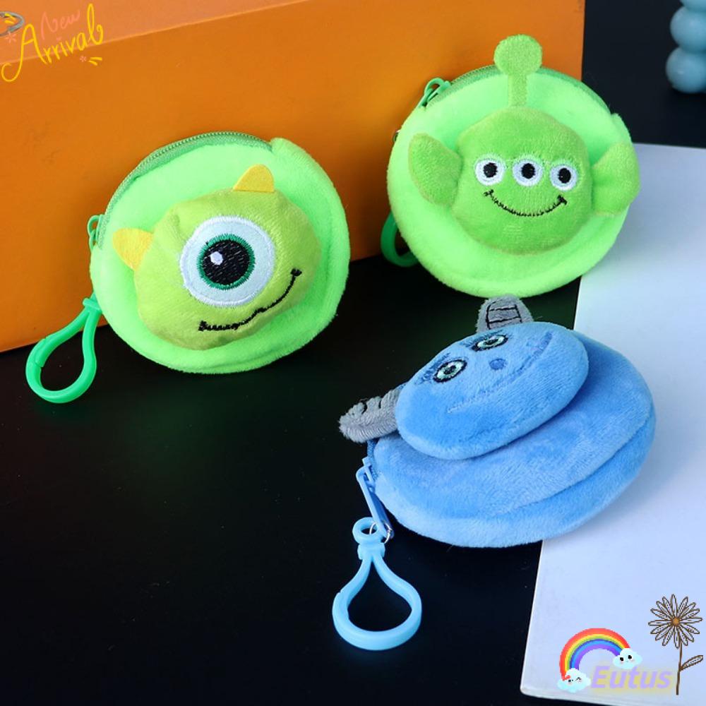 Ví Tròn Đựng Tai Nghe / Chìa Khóa In Hình Đôi Mắt Ngộ Nghĩnh