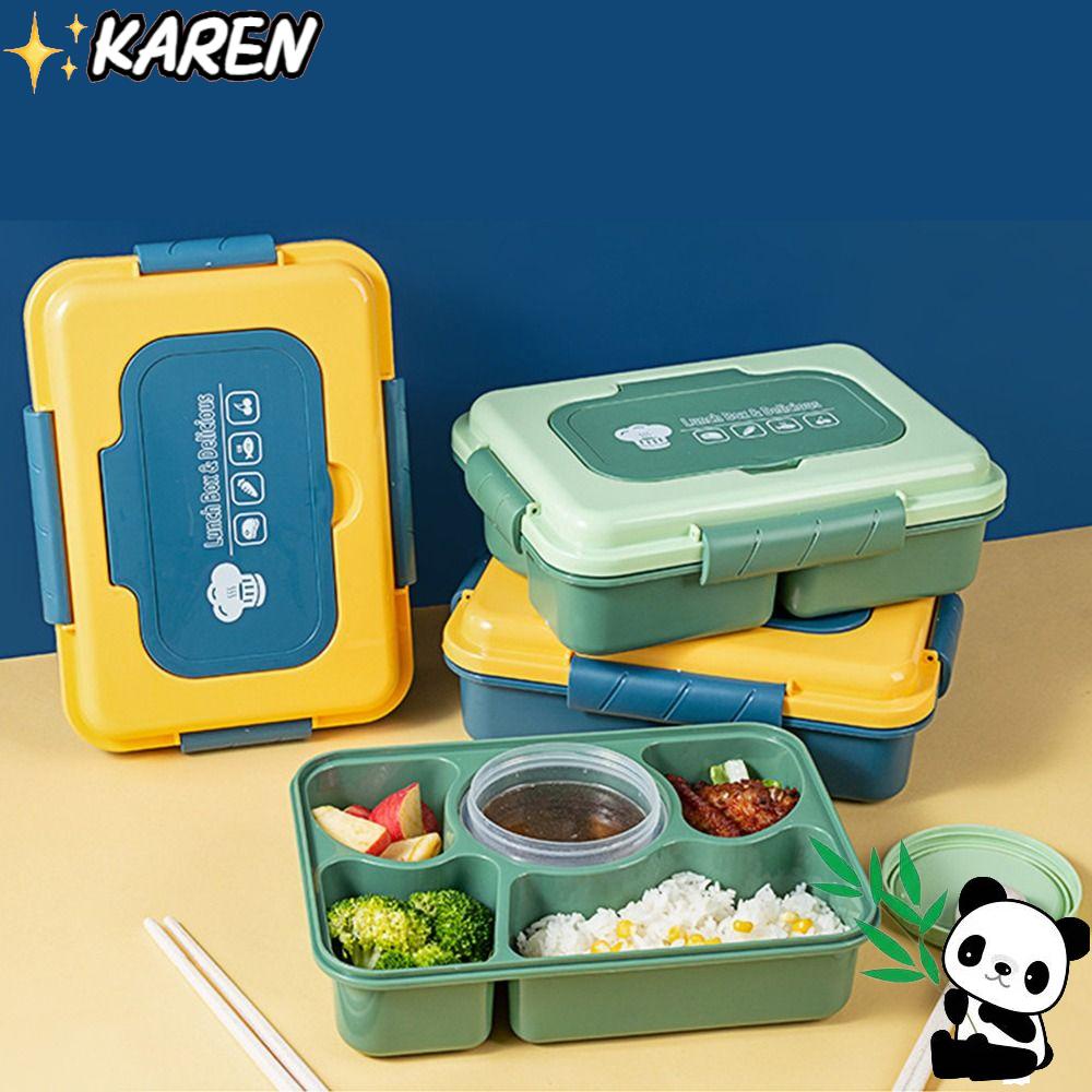 Hộp cơm Năm Ngăn Có Nắp Đậy Dùng Được Trong Lò Vi Sóng