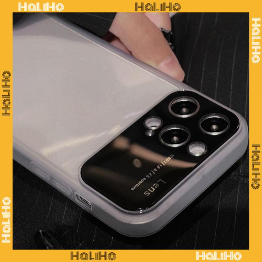 Ốp lưng iPhone Ốp lưng mềm có tầm nhìn lớn TPU Acrylic Bảo vệ máy ảnh Ốp lưng trong suốt Sang trọng dành cho doanh nhân Đơn giản Đen Hồng Trắng Tương thích với iPhone 14 Pro Max 13 Pro max 12 Pro Max 11 Pro Max