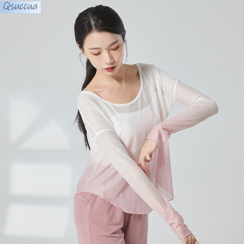 Trang Phục Biểu Diễn Múa Dáng Rộng Màu Gradient Dành Cho Nữ