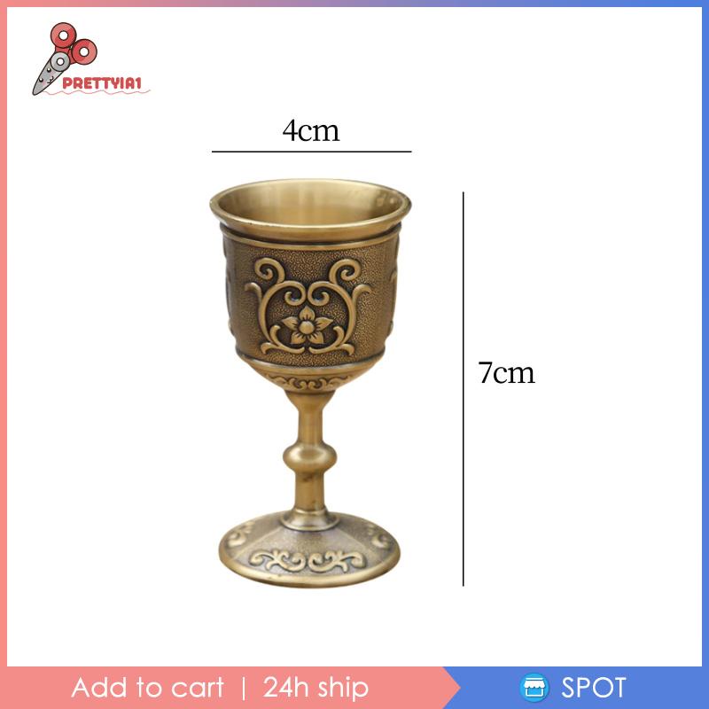 [Prettyia1] Cốc Uống Nước Hợp Kim Phong Cách Cổ Điển Cho Đám Cưới Kỷ Niệm