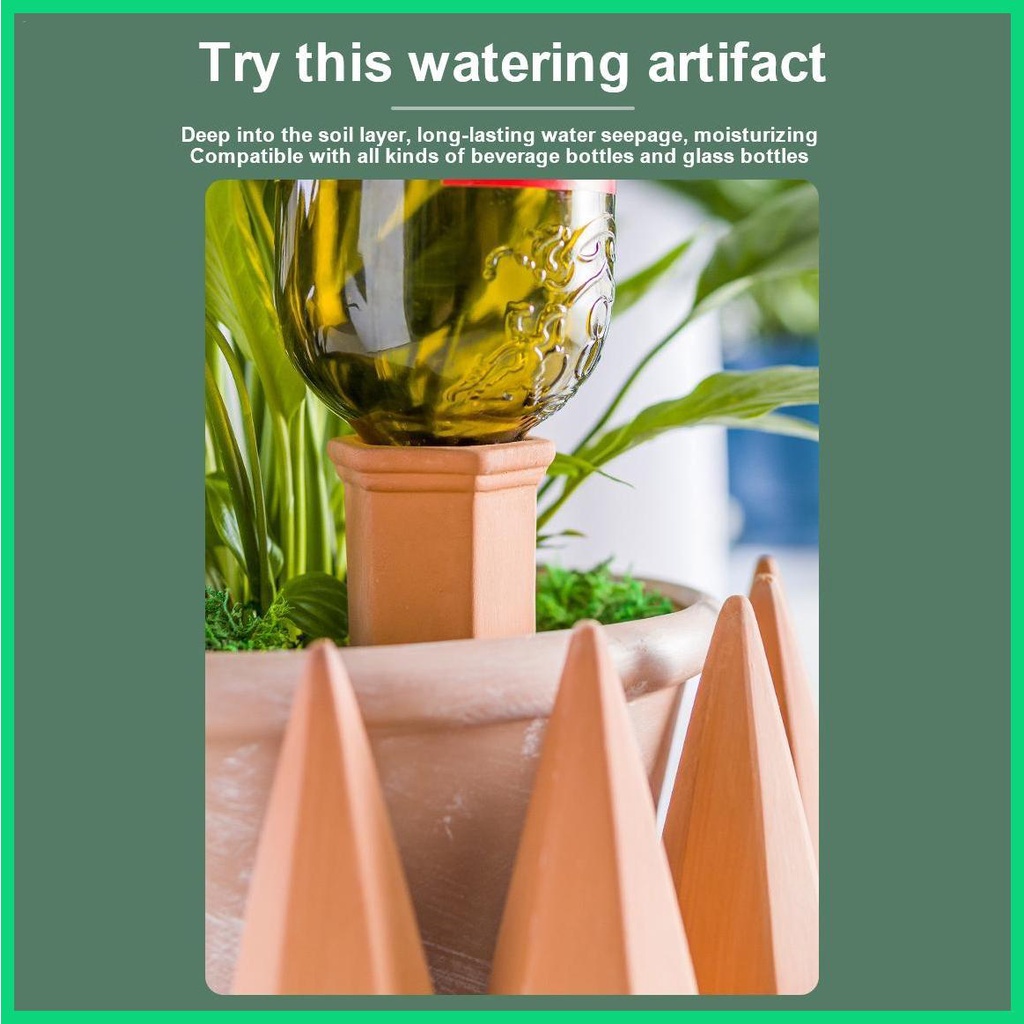 Set 6 Đầu Tưới Cây Bằng Đất Sét Thoáng Khí