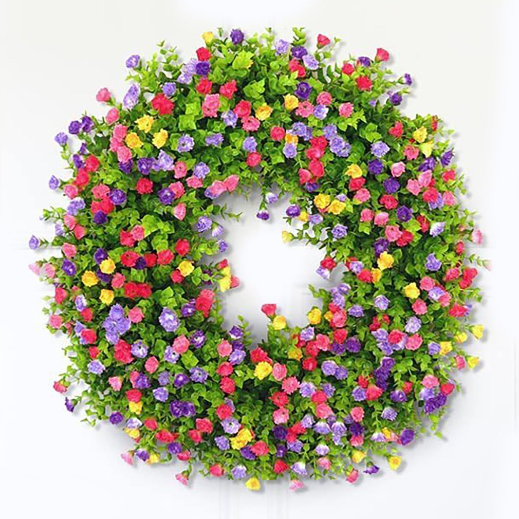 =Christmas=Wreath Decorative Pendants For Home And Room Colorful Garlands For Cafe House
