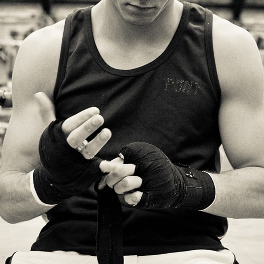 Width 5Cm Length 2.5M Cotton Sports Strap Sanda Muay Hand Wraps Professional Thai Mma Taekwondo Boxing Bandage [Q/9]