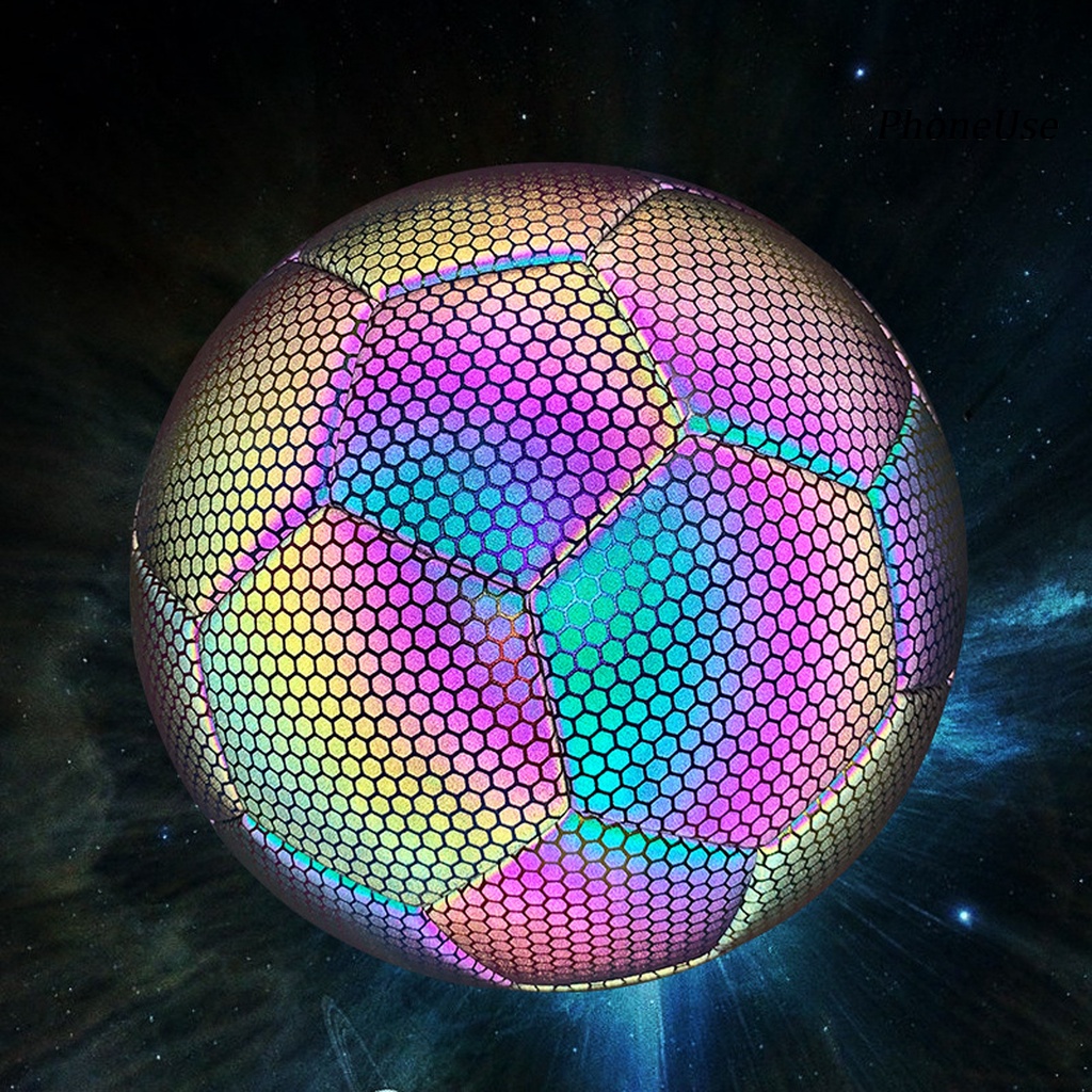 Quả Bóng Đá TPU Phản Quang Chống Ăn Mòn Size 4 / 5