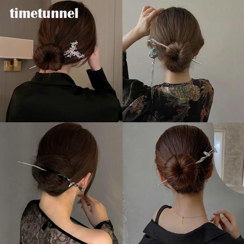 Trâm Cài Tóc Hình Bướm Bằng Kim Loại Phong Cách Trung Hoa Đơn Giản Cho Nữ timetunnel