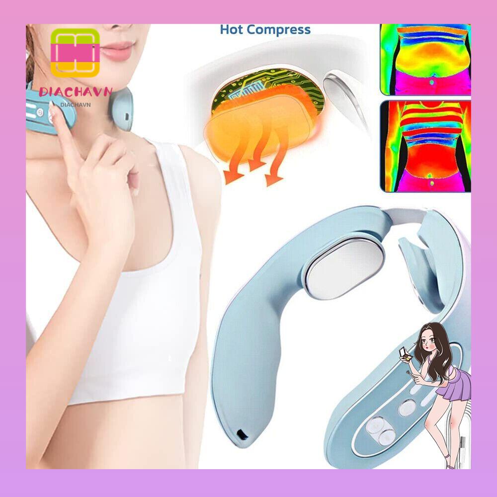 Máy Mát Xa Cổ 4 Cấp Độ 12 Chế Độ Xung Điện