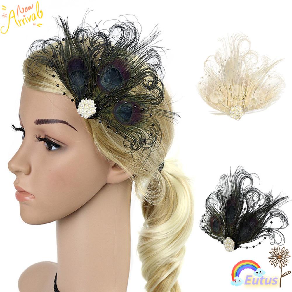 Trâm Cài Tóc Hình Lông Vũ Phong Cách Retro Thời Trang