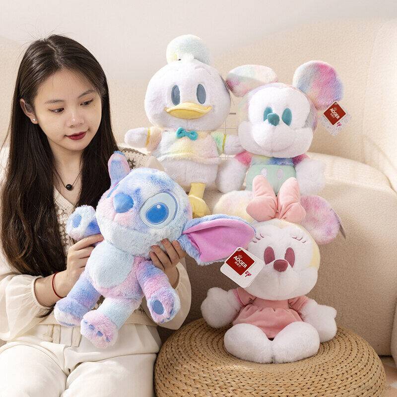 Thú Nhồi Bông Hình Chuột Mickey / Minnie / Vịt Donald Nhiều Màu Sắc 38cm Trang Trí Nhà Cửa
