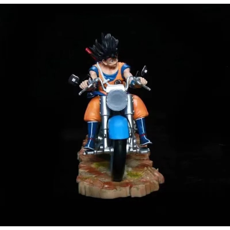 Mô Hình Nhân Vật Son Goku Cưỡi Mô Tô Trong Phim Bảy Viên Ngọc Rồng