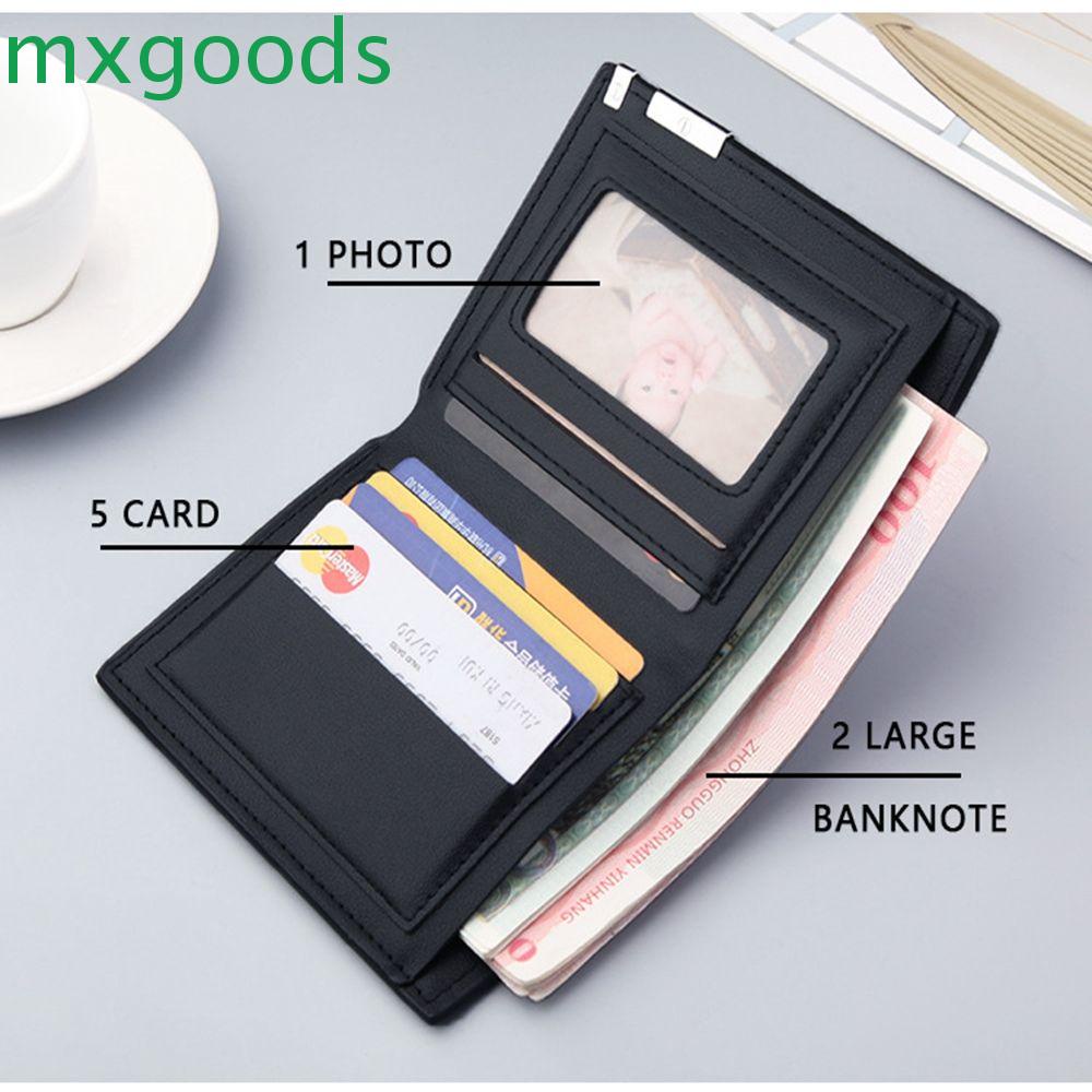 Ví Da PU Siêu Mỏng Dạng Gập Thời Trang Công Sở Cho Nam