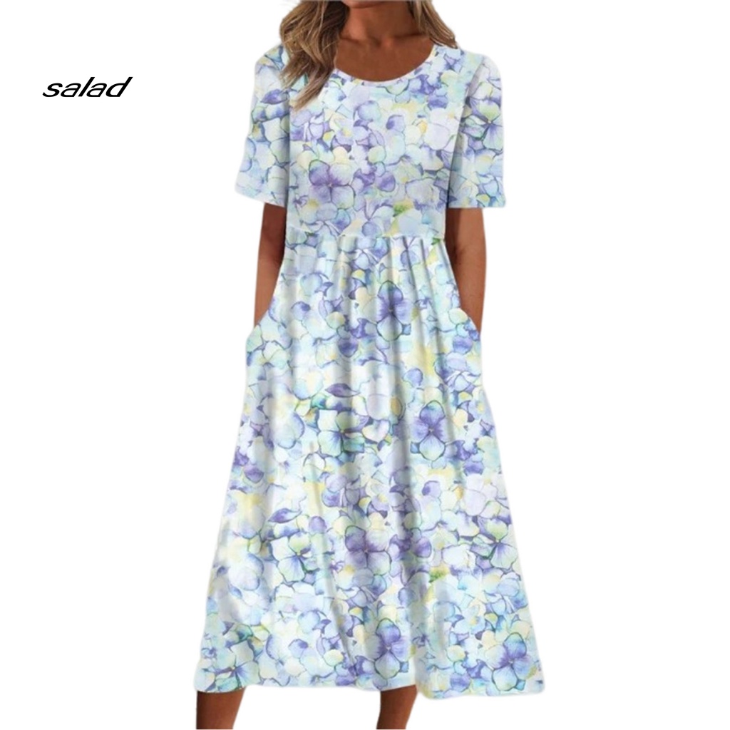 [SA] Váy Midi Tay Ngắn