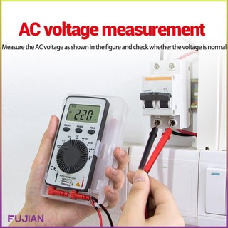 Mini Digital Multimeter Aneng An101 Tester Dc/Ac Voltage Current Lcd Meter Professional Testers With Test Lead [B/13]