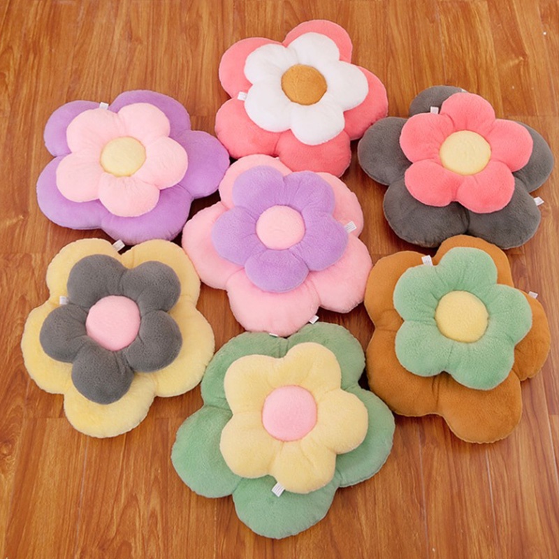 WORTHBUY Gối Bông Mềm Hình Hoa Cúc Dễ Thương