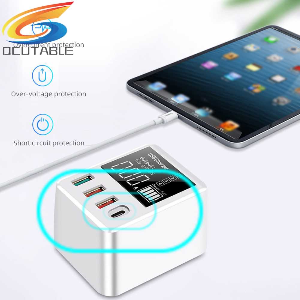 Bộ SạC ĐiệN ThoạI 40W NhiềU CổNg Cho Huawei Xiaomi Samsung
