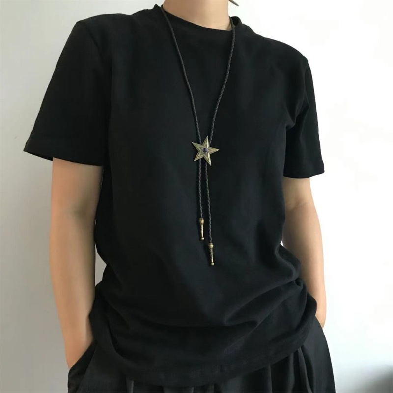 Cà Vạt Bolo Màu Ngọc Lam Phong Cách Cao Bồi Vintage Phương Tây Cho Nam