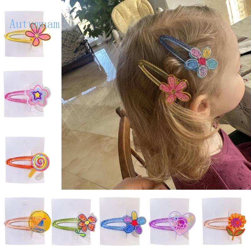 Kẹp Tóc Hình Trái Tim Nhiều Màu Sắc Dễ Thương Cho Bé Gái