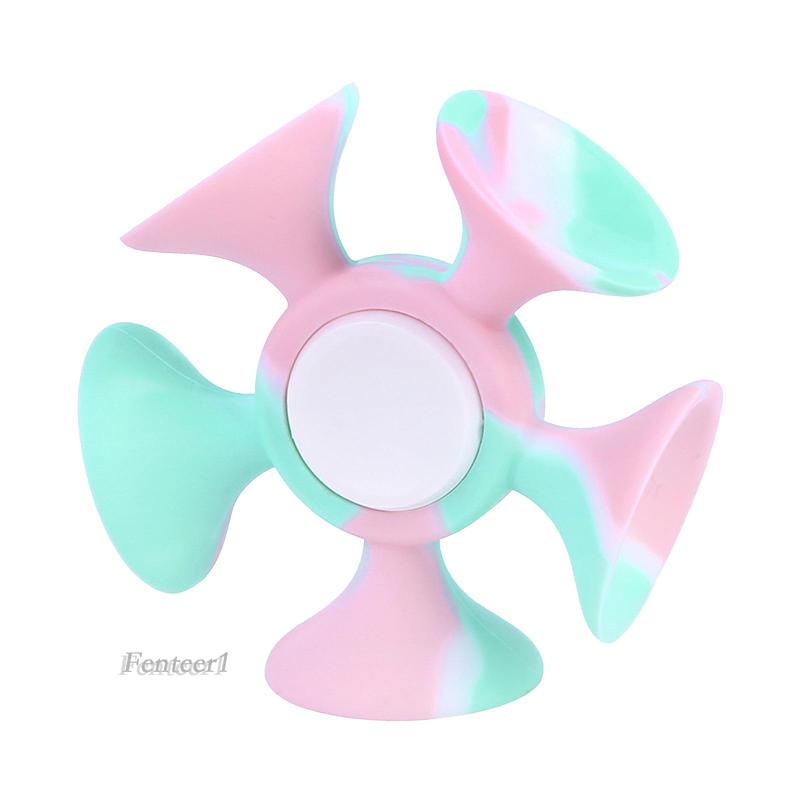 [Fenteer1] Con Quay Đồ Chơi Fidget Spinner Hoạt Hình Có Cốc Hút Làm Quà Tặng Tương Tác Đồ Chơi