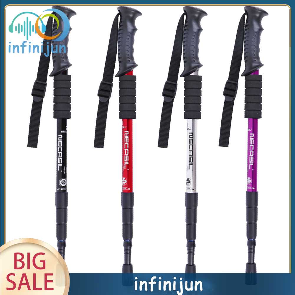 Gậy Leo Núi 4 Đoạn Bằng Nhôm Chất Lượng Cao