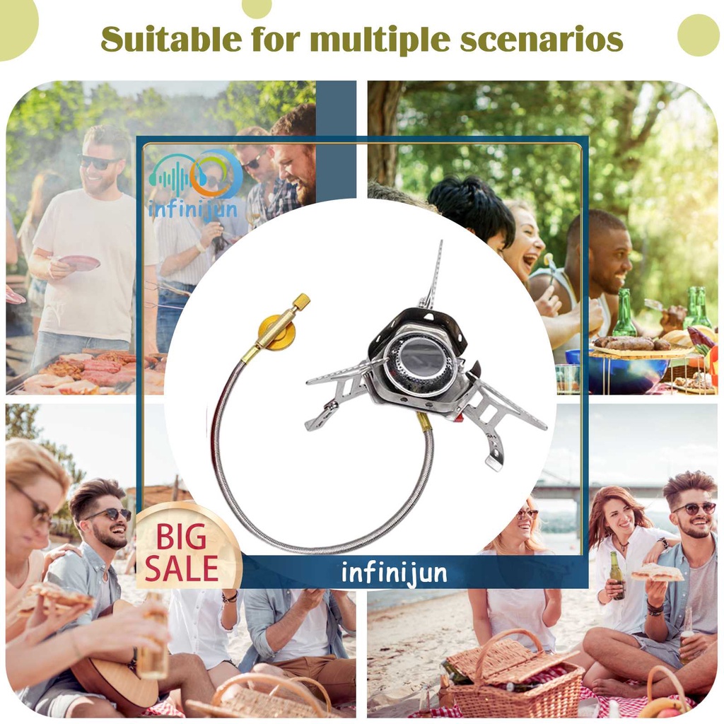 Bếp Ga Di Động Gọn Nhẹ 4000W 4000W Có Thể Gập Lại Tiện Dụng Mang Theo Du Lịch Cắm Trại