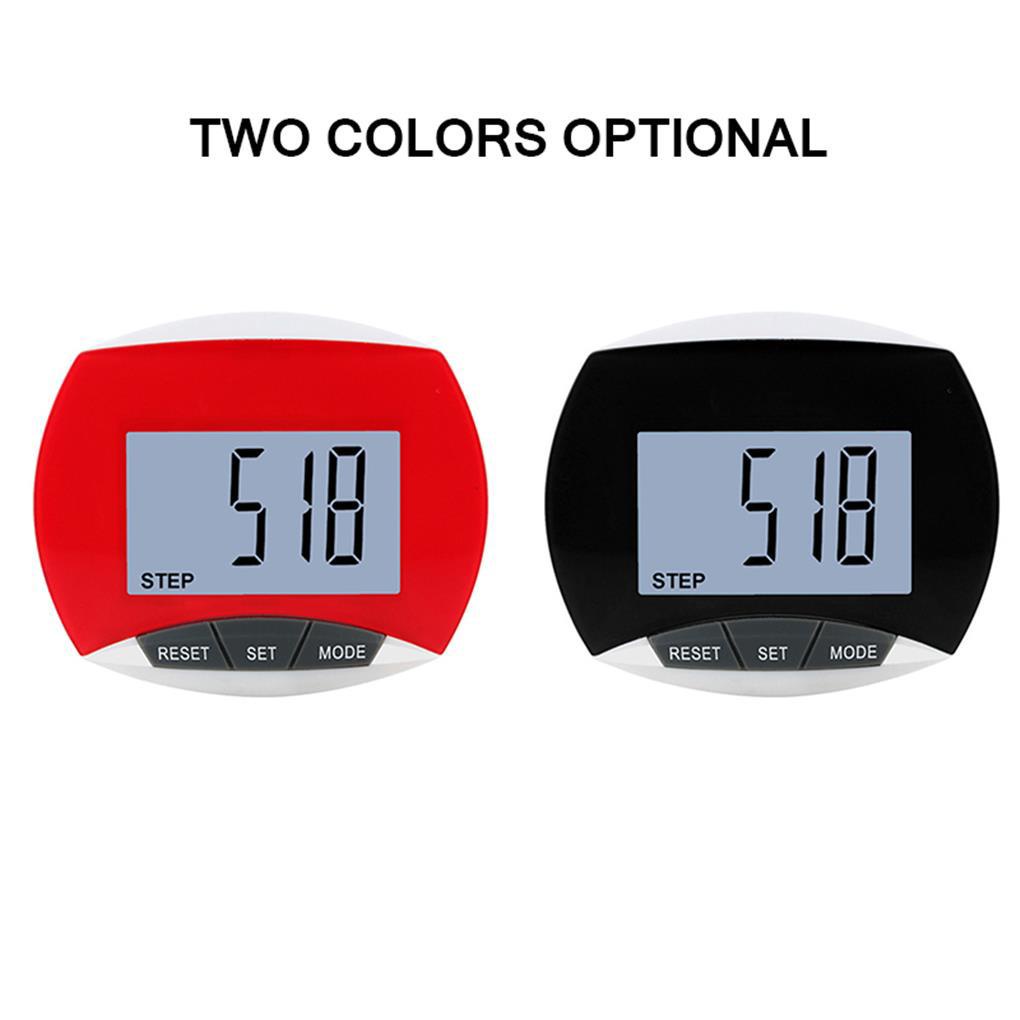 Dụng Cụ Đếm Bước Đi Bộ Có Kẹp An Toàn Chống Nước Màn Hình LCD Đếm Calories Đa Năng