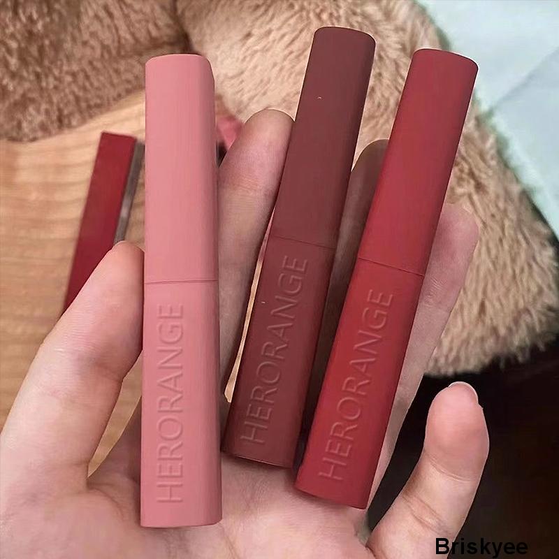 💄HERORANGE Thỏi Son Lì Chống Thấm Nước Thương Hiệu 6 màu