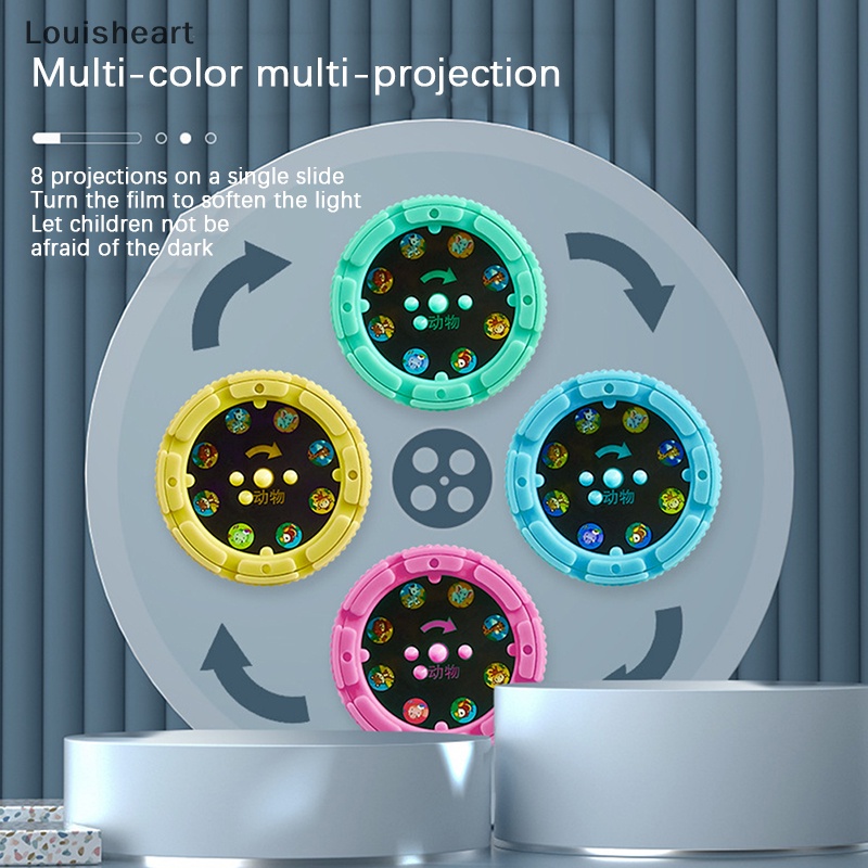 Đèn Pin Chiếu Louisheart Hỗ Trợ Giáo Dục Sớm Cho Bé