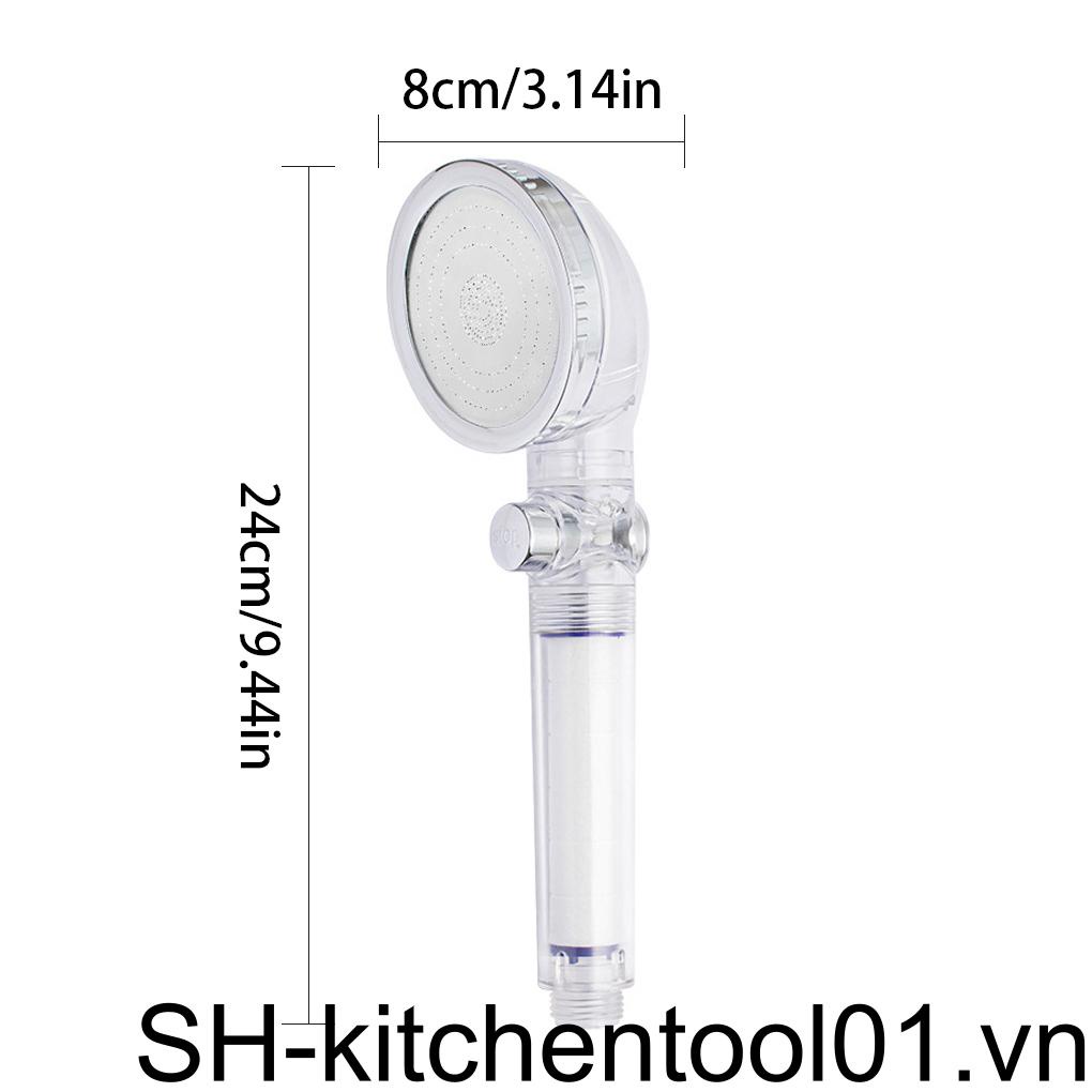 Vòi Hoa Sen Áp Suất Cao 3 Chế Độ Phun Nước Tùy Chỉnh Tiện Dụng Cho Nhà Tắm