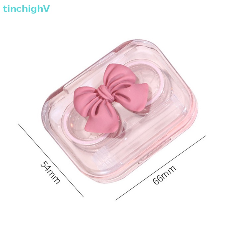 [TinchighV] Ins Hộp Đựng Kính Áp Tròng Di Động Màu Trong Suốt Phong Cách Nhật Bản Cho Học Sinh [Mới]