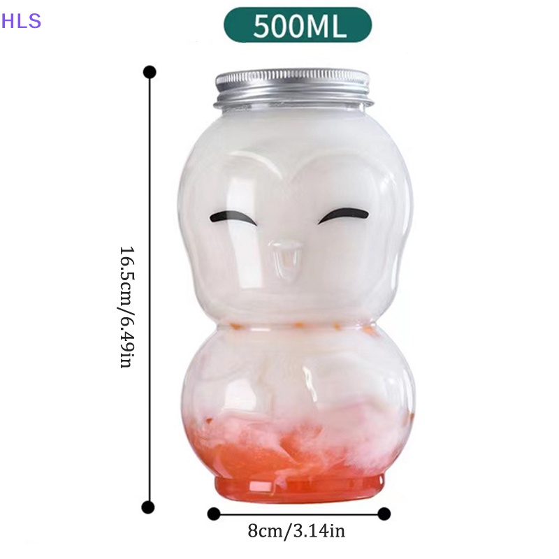 Bình Nước Hình Cú Hoạt Hình Dễ Thương Nhỏ Gọn