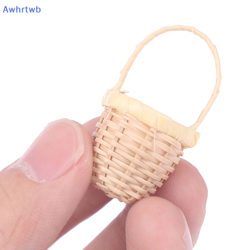 Giỏ Đan Thủ Công Đựng Ly Nước Trang Trí Nhà Búp Bê Mới