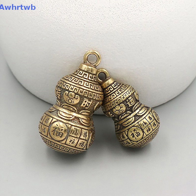 Awhrtwb Đồ trang trí Bầu Dục Bằng Đồng Thau Cứng Trơn Cổ Điển Có Chuông Nhỏ Hình Thú Cưng Uống Trà Để Bàn Trang Trí Mới