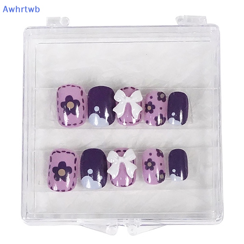 1 Hộp Nhựa Trong Suốt Đựng Móng Giả Mới