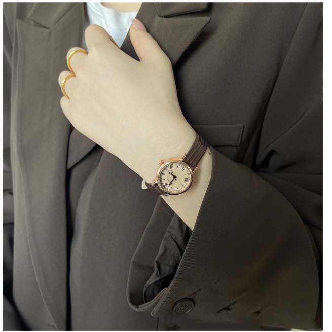 Popkozzi New Korean Fashion Retro Quartz Women's Watch